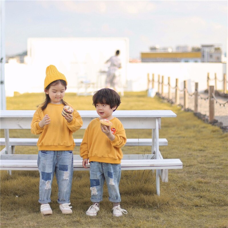 Pantalones vaqueros para niñas con agujero Casual primavera otoño para niños pequeños pantalones de mezclilla para bebés 2 3 4 5 6 7 años jeans para niños recién llegados