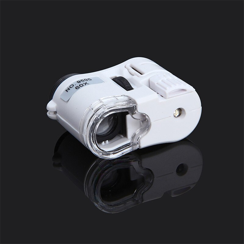 HD 60X praktisch Mikroskop Makro Objektiv leasy zu installieren Optische Zoomen Lupe Mikro Kamera Clip mit LED Licht Telefon objektiv