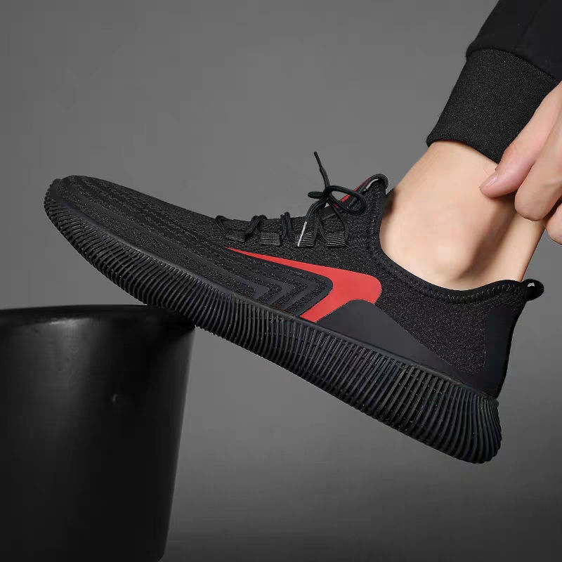 Herenschoenen casual koreaanse zomer ademende sport hardloopschoenen stoffen schoenen heren trendy schoenen herenschoenen