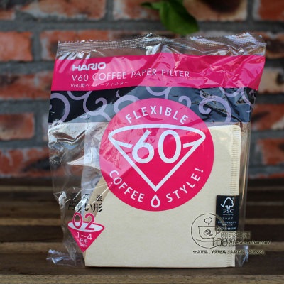 Japan imports coffee filter paper V60 hand coffee dripping coffee filter paper VCF-02/V02: 2