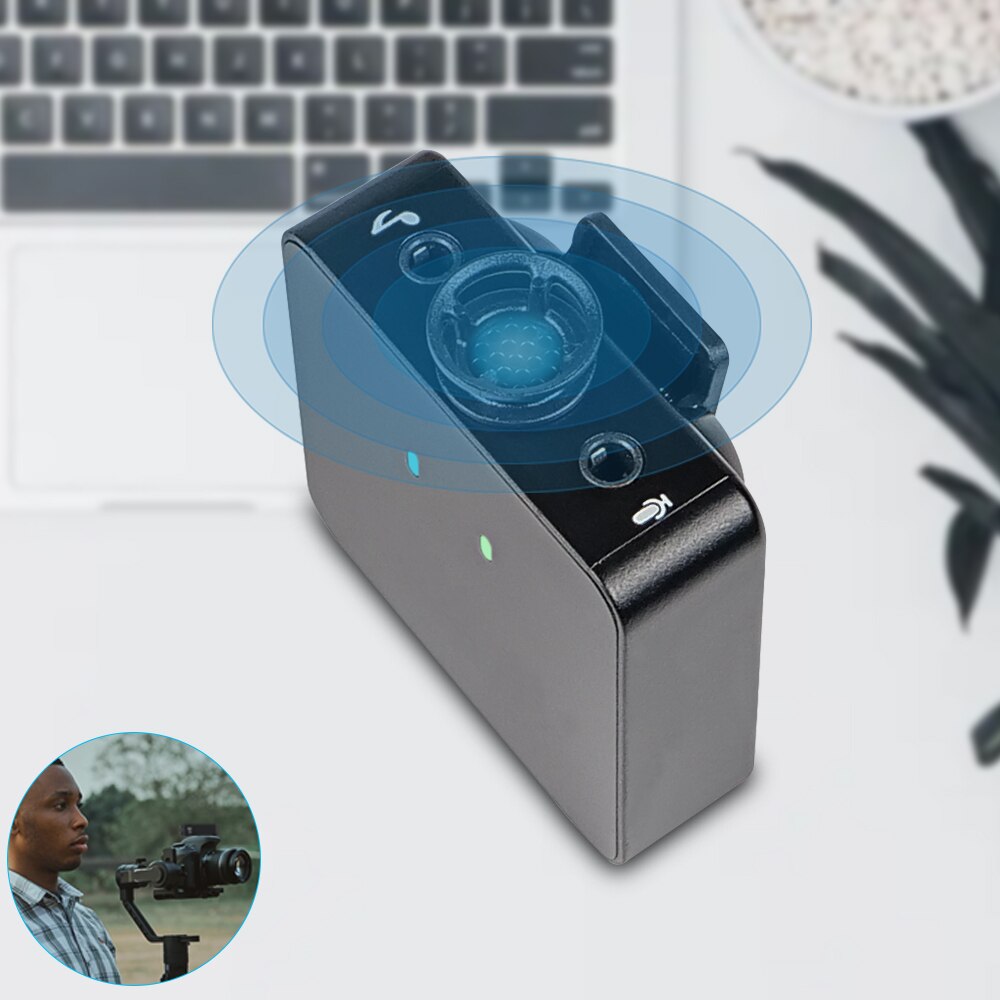 Wireless DSLR Camera Microphone Lavalier Mic Transmitter Receiver for Phone for Phone Smartphone 25M - 40M Recording