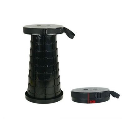 Verstelbare Lighweight Inklapbare Opvouwbare Plastic Kruk, Intrekbare Kruk Houdt Tot £ 330, Camping Vissen Folding Kruk: 01
