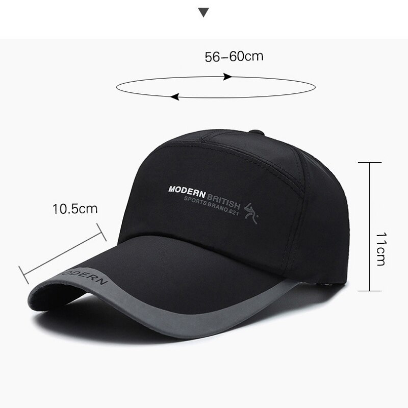 Baseball Cap Mannen Vrouwen Zomer Dunne Mesh Draagbare Sneldrogende Ademende Zonnehoed Camping Vissen Zeilboot Strand Sportkleding