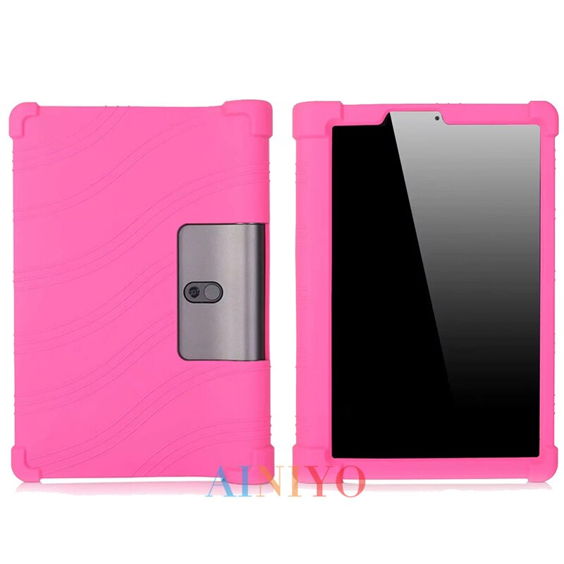 Mjukt fodral för lenovo yoga tab 5 yt-x705f smart surfplatta skal för lenovo yoga tab 5 yt-x705f silikonfodral: Gj -x705- rosa rosa