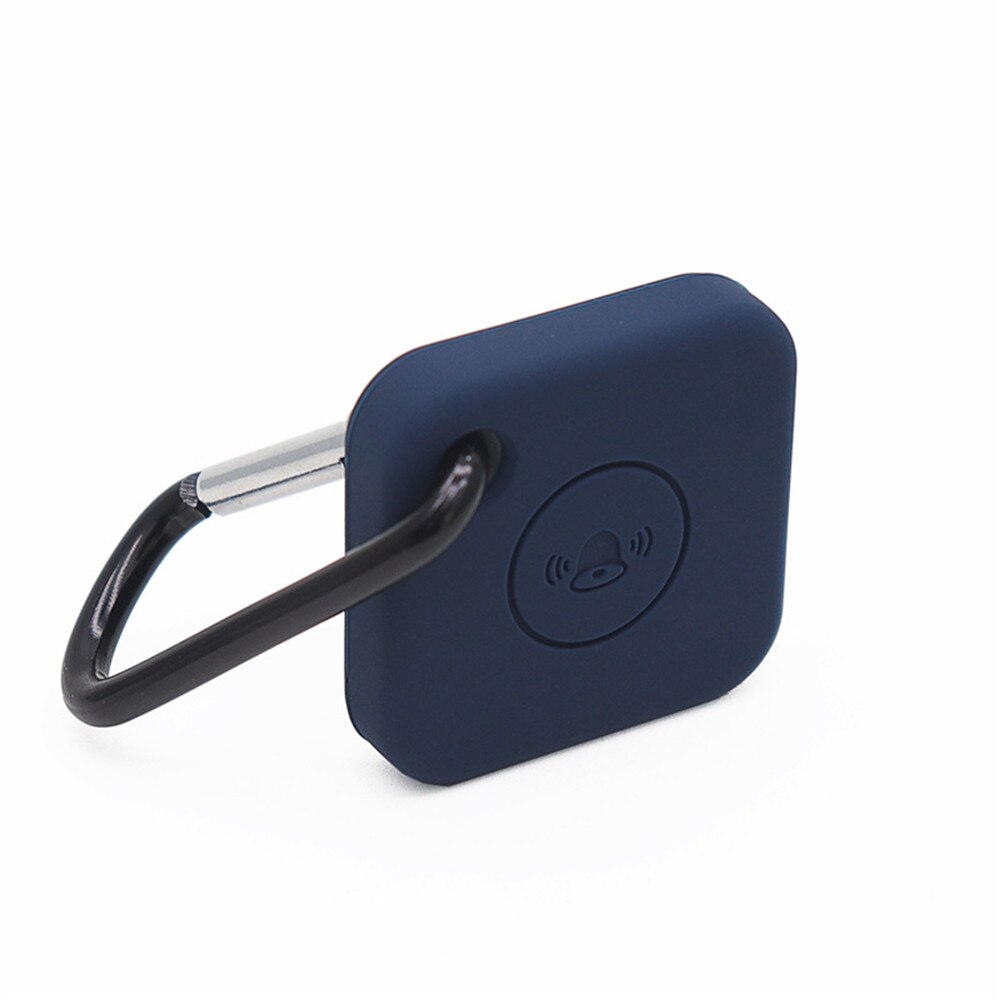 Silikonfodral skyddshylsa för kakelkompis bluetooth smart tracker hölje skal skal med karbinhake: Mörkblå