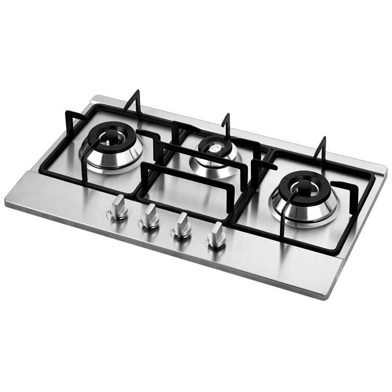 Brushed Metal Gas Stove Knobs Cooker Control Switch Range Oven Knobs Cooktop Burner Knob Gas Hob Switch Kitchen Replacement Acce