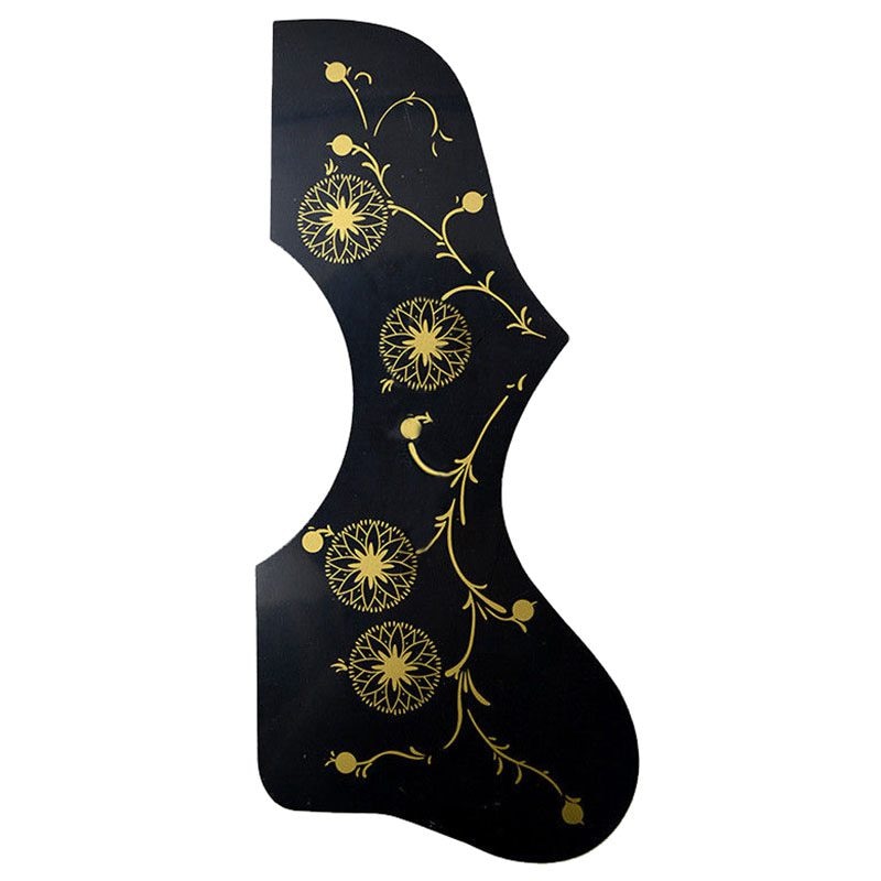 Decoration EJ200 Style Acoustic Guitar Pickguard: Black