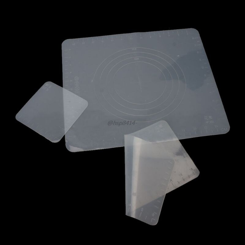 Reusable Silicone Clear Mat Resin Table Pad High Temperature Resistance Waterproof Protector Jewelry Casting Moulds Mat Tools