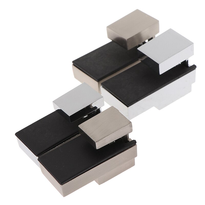1Pc Verstelbare Glazen Klemmen F Klem Planken Holder Hoek Beugel Zinklegering Voor Load Glas Clips Grote, kleine Zinklegering