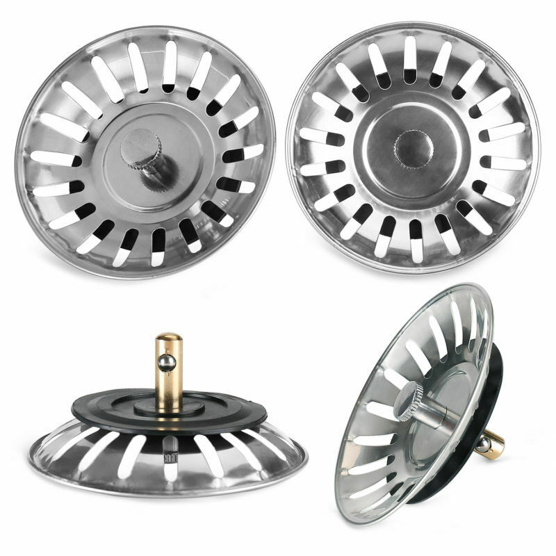 1 PIÈCES de Tamis D'évier D'acier Inoxydable Bouchon Bonde Filtre À Évier de Cuisine Panier Évier D'égout Accessoires Outils Directe