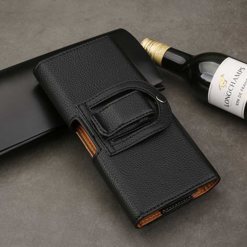 Leder Tasche fallen Für Xiao mi rot mi Hinweis 7 K20 Profi fallen Telefon Tasche Litch Gürtel Clip Universal- Halfter für Xiao mi mi 8 mi 9 SE fallen