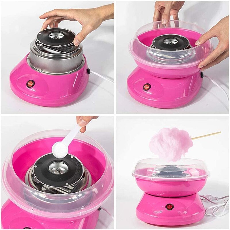 Nostalgi hård och sockerfri bänkskiva sockervadd maker gör det själv barn sockervadd marshmallow maker  j99 butik