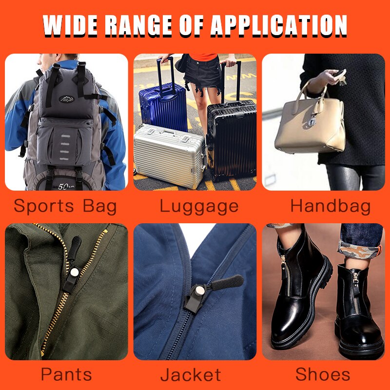 Invisible Zippers Zipper Tailor For Handcraft Sewing Cloth Accessorie 3 Sizes Universal Instant Fix Zipper Repair Kit Replacem