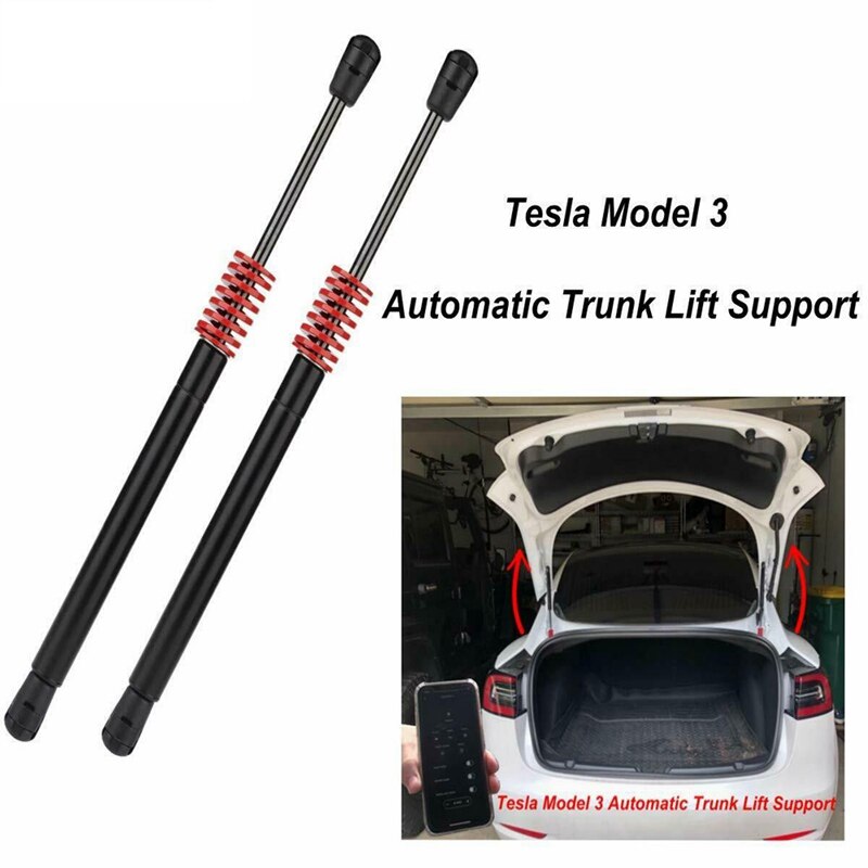 Car Trunk Lift Supports, 1 Pair Pneumatic Rear Lift Hydraulic Bar Tool for Tesla Model 3