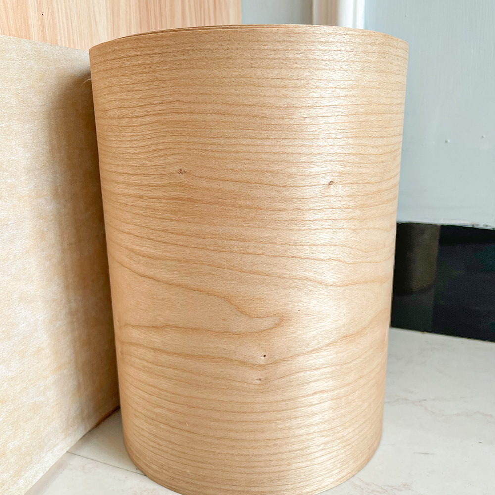 OMUKI Naturalny fornir brzozowy Cienkie kawałki drewna Ręcznie robione DIY Odnowione meble Drzwi Głośniki gitarowe Drewniane rękodzieło