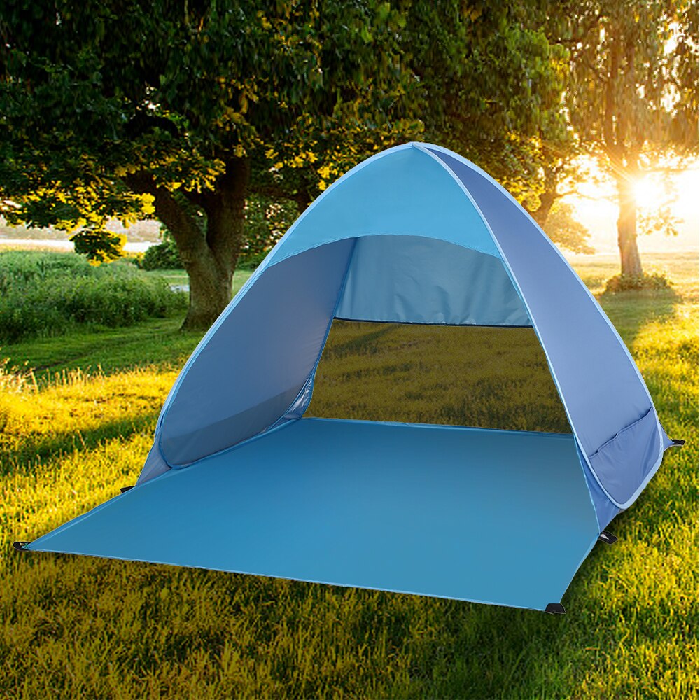 Tienda de campaña portátil, toldo de viaje automático Pop-Up para playa, cabaña UPF 50 + refugio solar, carpa para exteriores, pesca, senderismo