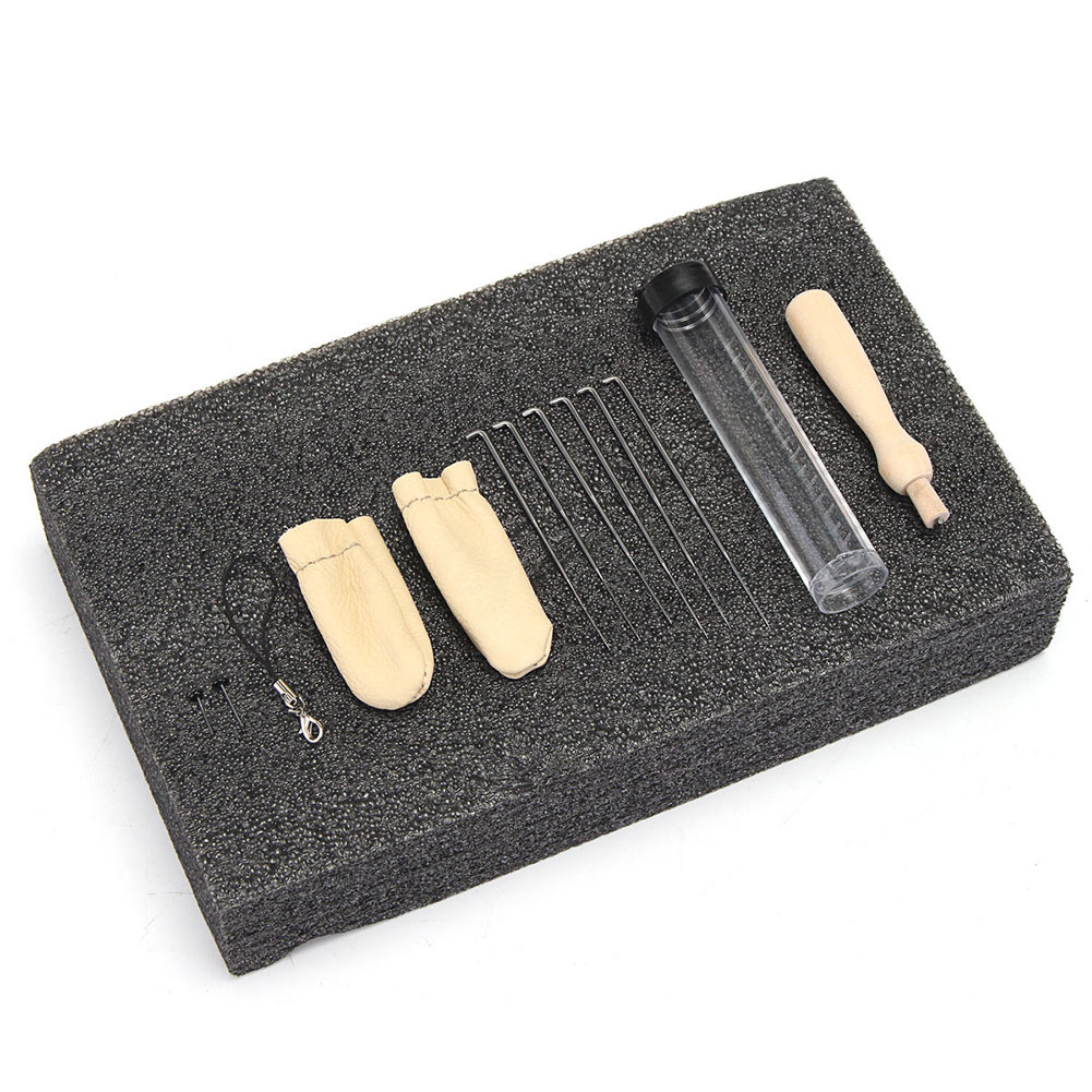14Pices Woolen Needle Felting Starter Kit Wool Fel... Grandado