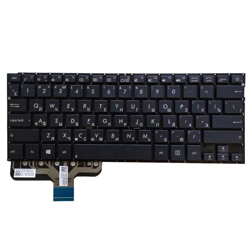 Teclado ruso para Asus ZenBook, sin retroiluminación, UX301, UX301LA, UX301LA-DH71T