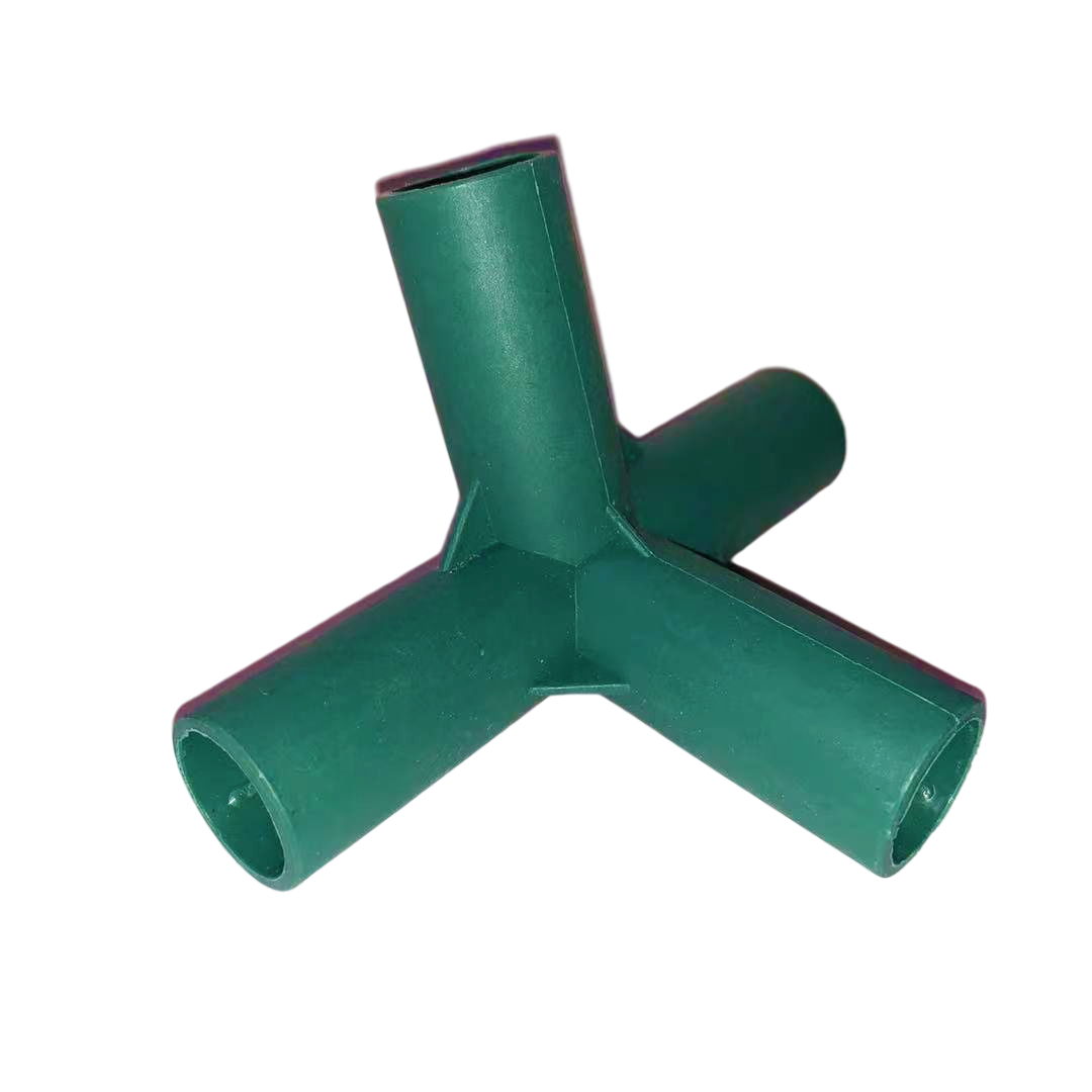 16MM Bevel Three-way Plastic Frame Flower Support Corner Connector Plant Post Holder Greenhouse Connector