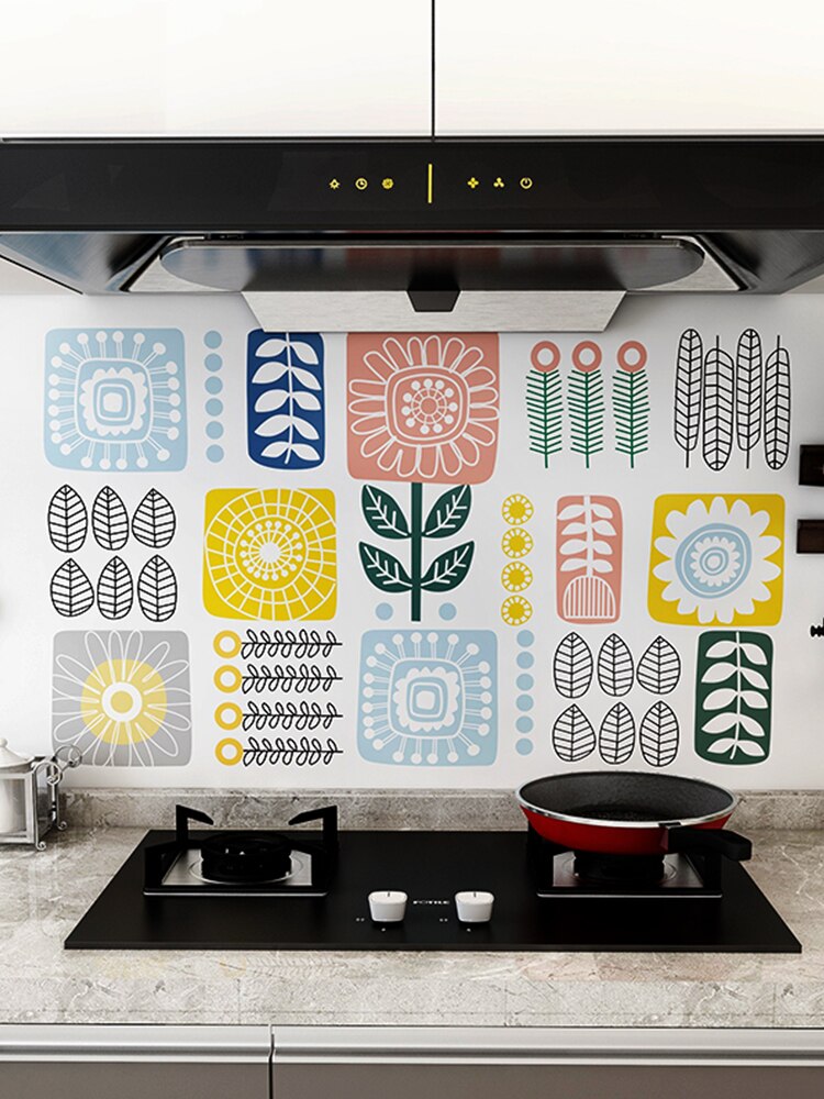 Keuken Olie Proof Stickers Keuken Muurstickers Badkamer Tegel Stickers Hittebestendige Kleine Verse Zelfklevende Muurstickers