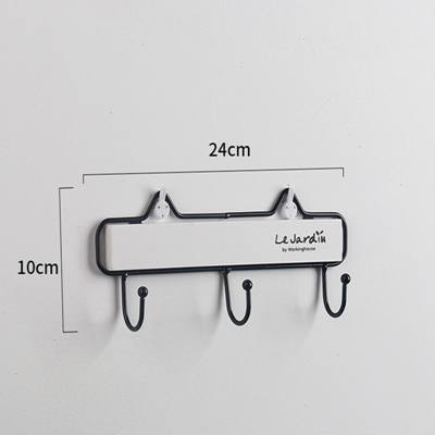Wall Mount Key Rack Hanger Holder 3 Hooks Chain Storage Keys Organizer ZJM9165: Pattern 5