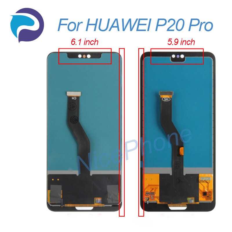 Huawei P20 Pro Lcd-scherm 2240 1080 Touch Digitizer Scherm Vergadering Vervanging CLT-L29C/L29/L09C/L09/AL00/AL01/TL01/AL00L/L04