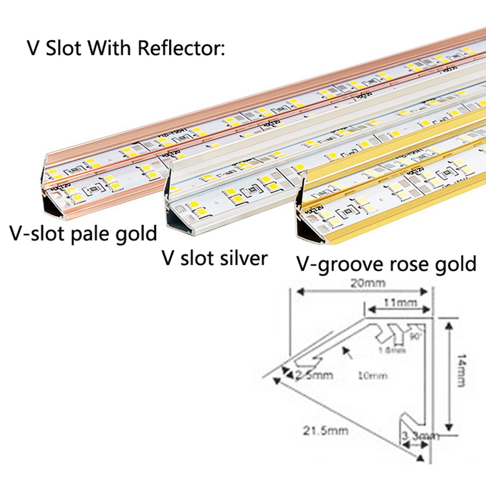 50cm Double Row LED Hard Bar Light Aluminium Rigid Strip Cool White Warm White 12V LED Light Lamp 5PCS
