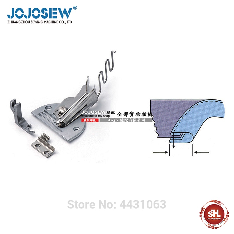 A10 8700 7300 Industrial sewing machine Edger assembly edge pull cylinder pressure foot binding head