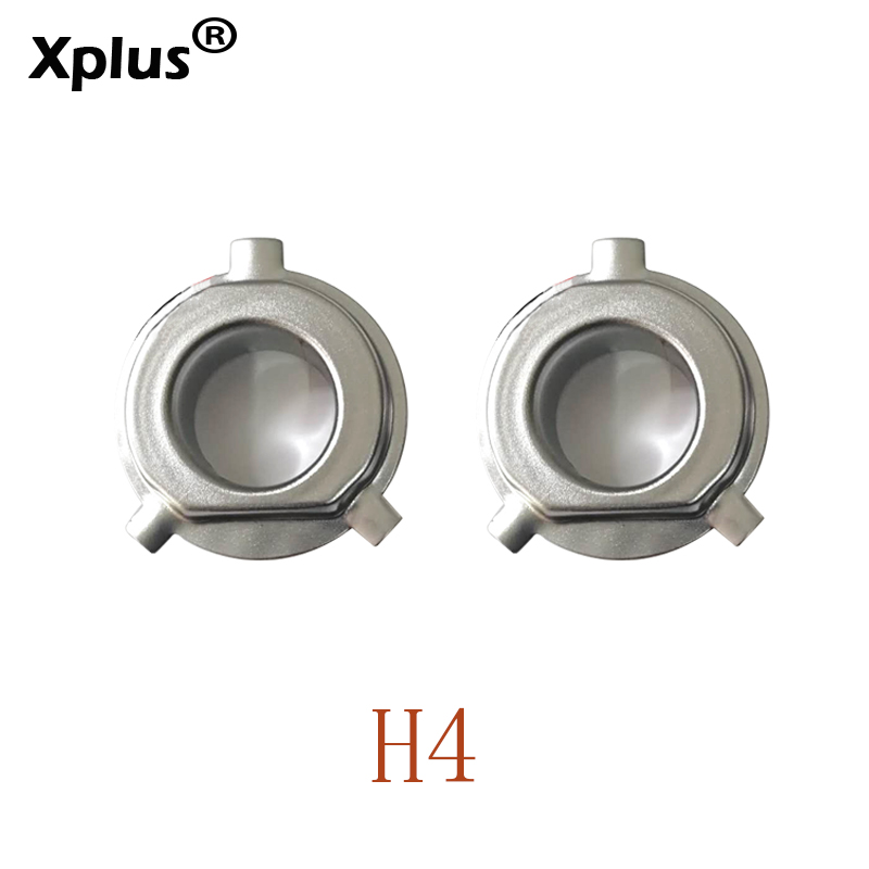 Xplus-adaptateur C6, 2 pièces H1 prise lampe frontale LED porte-ampoule H1 H3H4 H7 H11 9005 9006 voiture phare LED: H4