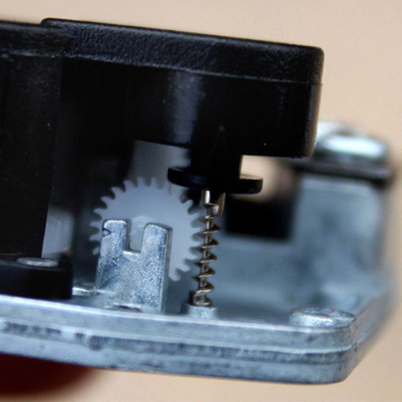 8 Tones Muziekdoos Beweging Mechanische Uurwerk Diy Windup Draaien Muzikale R66D