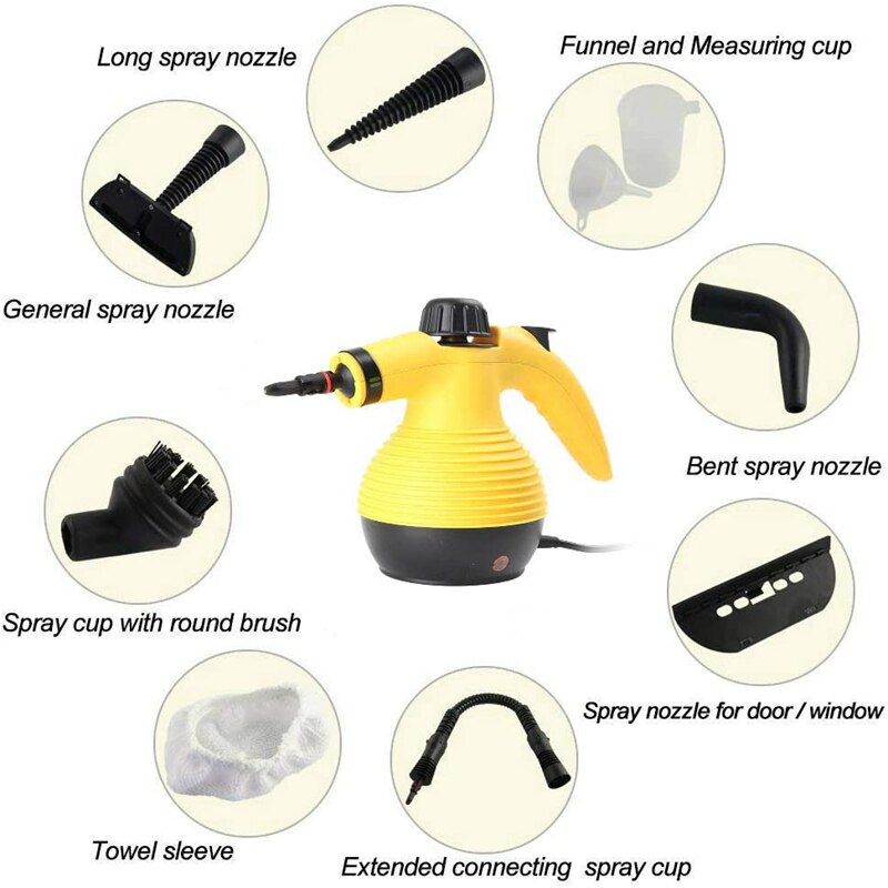 High Pressure Mobile Cleaning Machine Handheld Steam Cleaner Sterilization Disinfector Home Office Room Car Cleaning Appliances