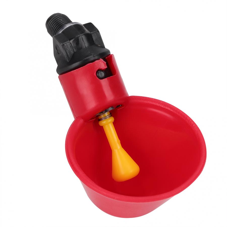 10 stuks automatische drinkbak voor kippen, waterbak, drinkwatergereedschap, kooi, accessoires voor drinkbakken voor kippen