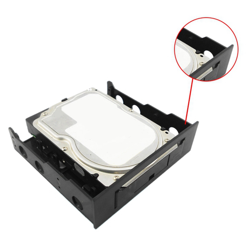 3.5 to 5.25 Hard Drive Drive Bay Front Bay Bracket Adapter,Mount 3.5 Inch Devices In 5.25In Bay