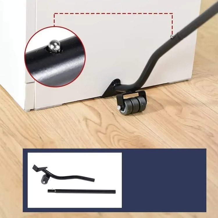 Movedor de móveis de aço de 4 rodas, objeto pesado, suporte de roda universal, ferramenta de movimento multifu, armazém, motor de objeto pesado