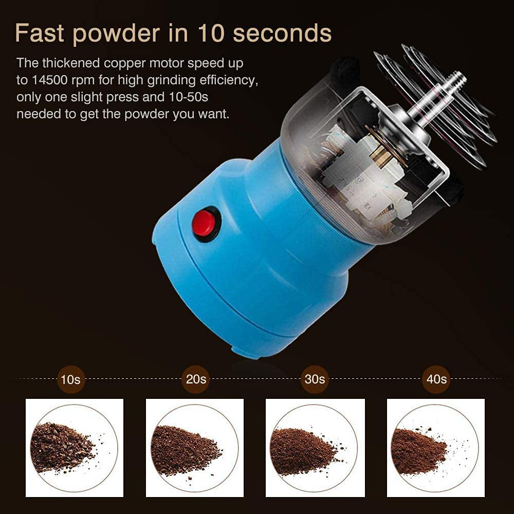 Mini Electric Food Chopper Processor Mixer Blender Pepper Garlic Seasoning Coffee Grinder Extreme Speed Grinding Kitchen Tools
