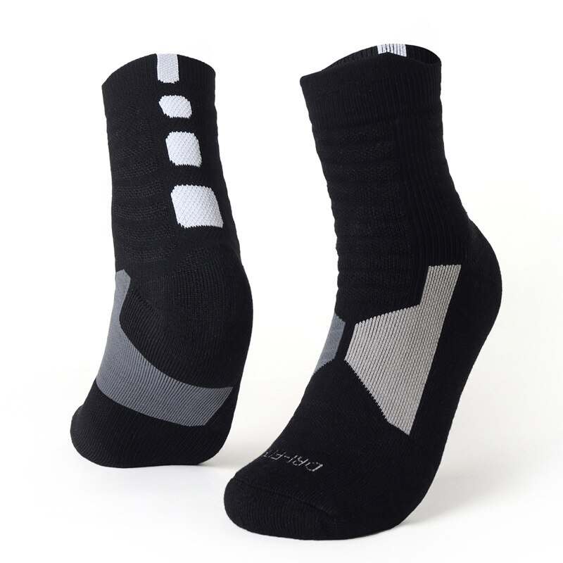 Dee Plus Soccer Soccer Kindersokken, antislip voetbalsokken, basketbalsokken, 1 paar, voor jongens en meisjes, zachte kinderkousen, anti-slip sokken, kinderen, grip enkelsokken, maat 25-32 voor 6-11 jaar, zwart