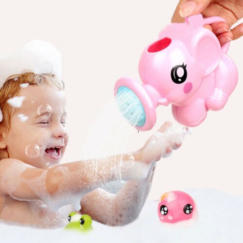 Strand badeværelse børn elefant badevand baby børn bruser pool legetøj sød tegneserie vandpistoler