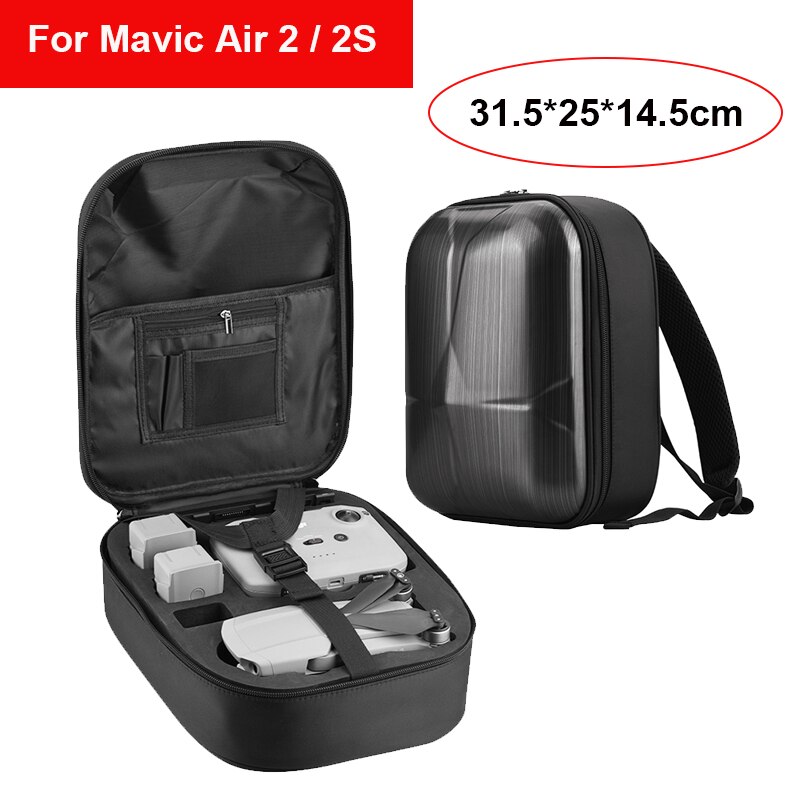 Reise Rucksack für DJI mavic Luft 2/2S Hartschalen-transportkoffer Wasserdichte Lagerung Schulter tasche für DJI Luft 2/2S Drohne Zubehör: schwer Hülse Tasche