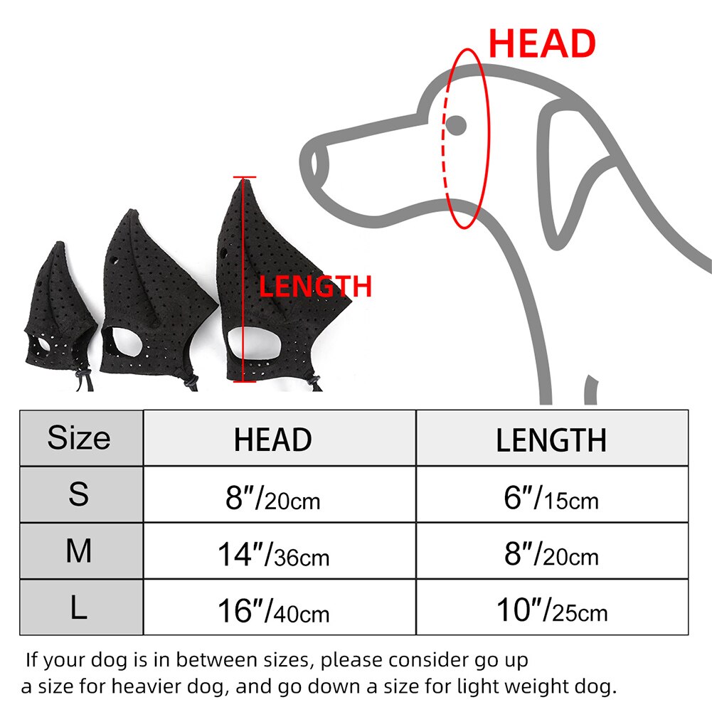 Dog Muzzles Anti-Biting Barking Pet Muzzles Adjustable Dog Pet Muzzle Mouth Cover Halloween Beak Pet Mouth Cover B88