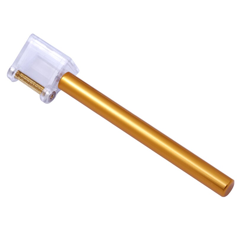 MIUSIE Leather Edge Oil Roller Pen Gluing Dye Pen Applicator Paint Roller Tool DIY Leather Painting Accessories Craft Tool: Gold