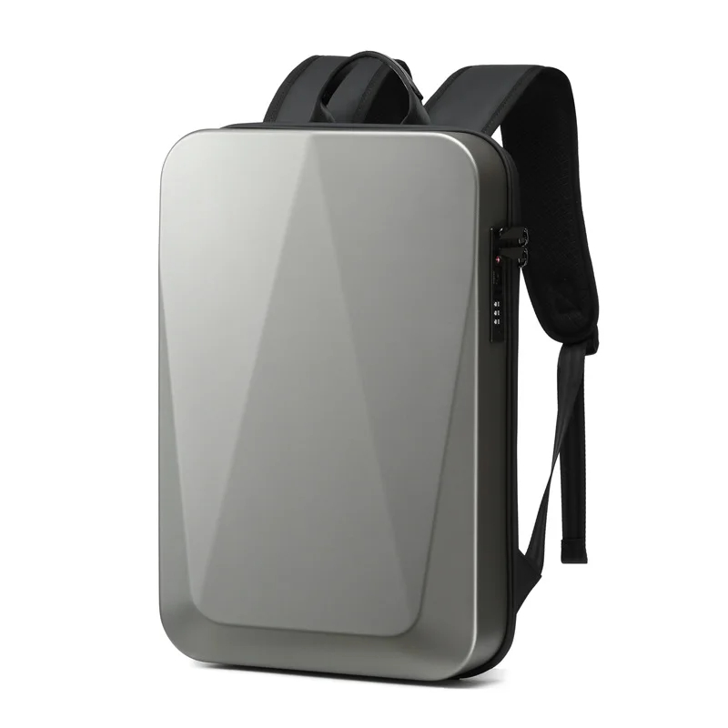 15,6-Zoll-Laptop-Rucksack mit Hartschale für Herren, wasserdicht, Diebstahlschutz, erweiterbar, TSA-Schloss, Spielen-Pack, luxuriöser Geschäft-Rucksack, USB-Aufladung: Freier Raum