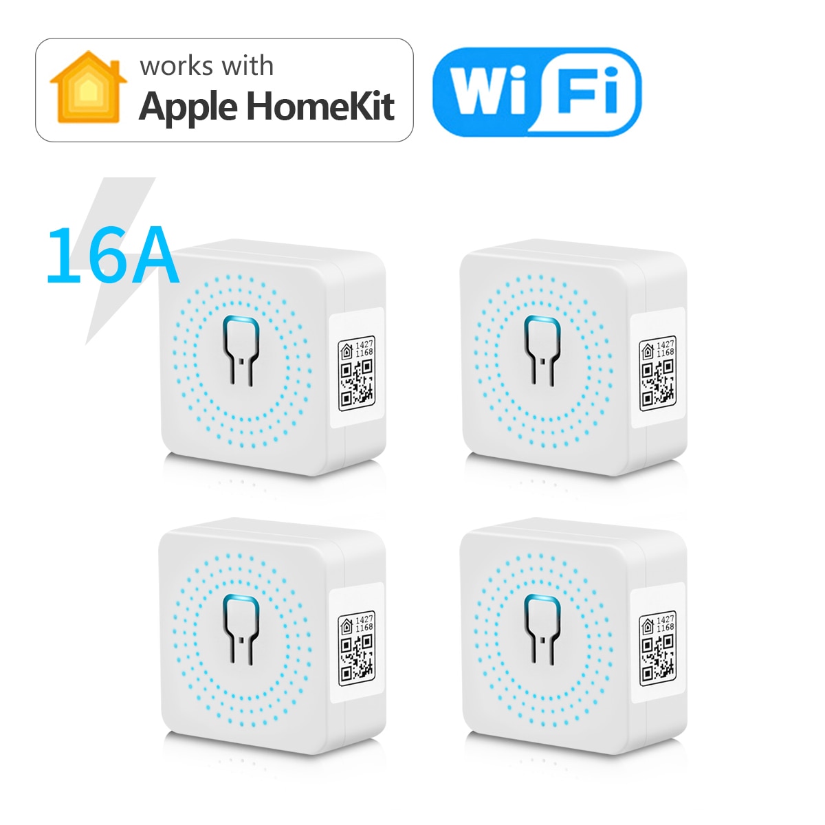 Apple Homekit MINI Smart Breaker Home DIY Electric Relay WIFI Switch 16A Wireless Automation Module Timer Siri Voice Control