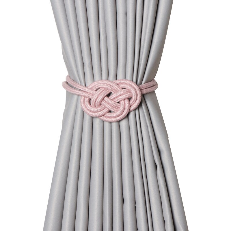 Zollor-hebilla magnética para cortina, Clip magnético para barra de cortina, cinturones colgantes, accesorios de cuerda, 1 ud.: Rosa