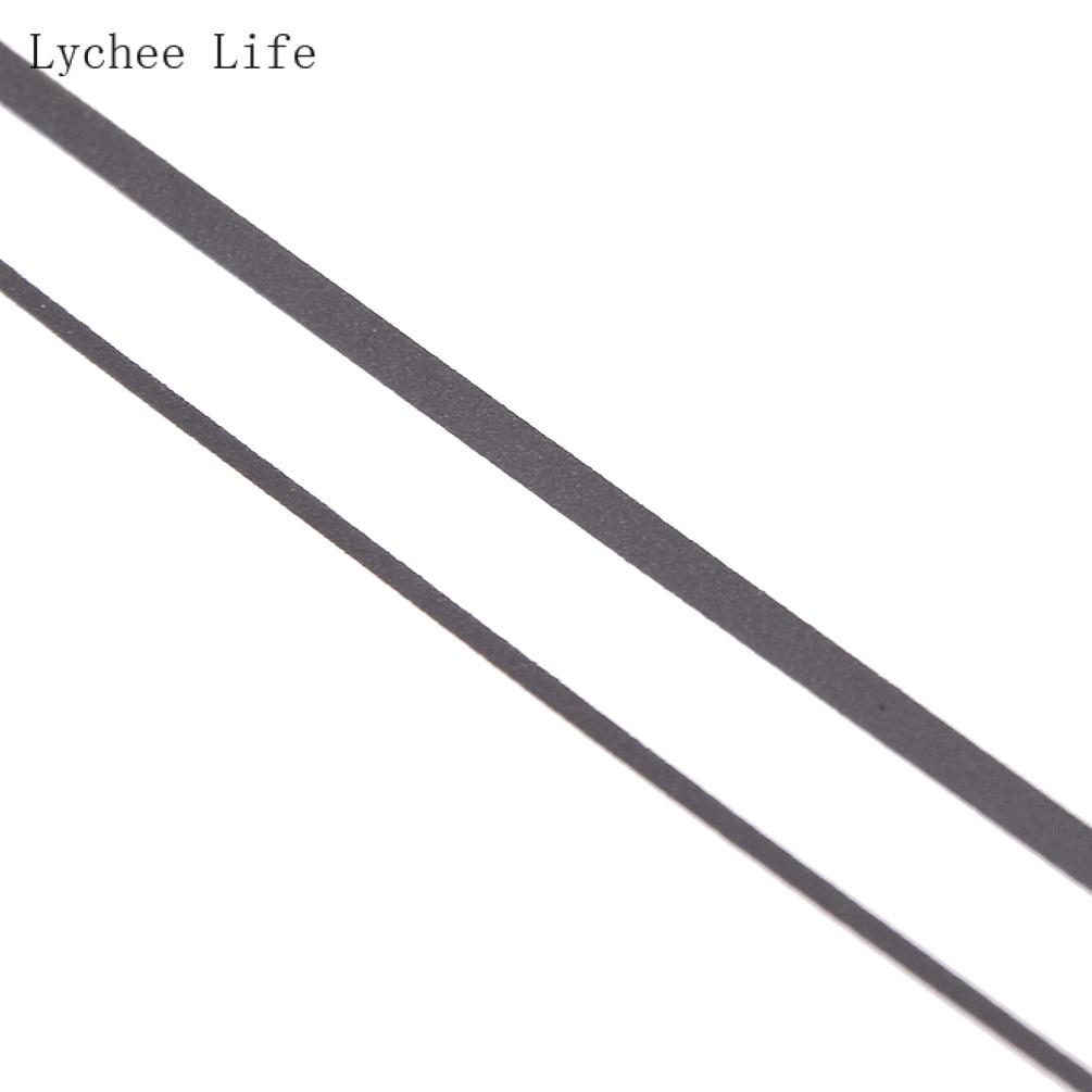 Lychee life 50m dubbelsidig reflekterande lina pvc garn tråd för kläder gör det själv syhantverk
