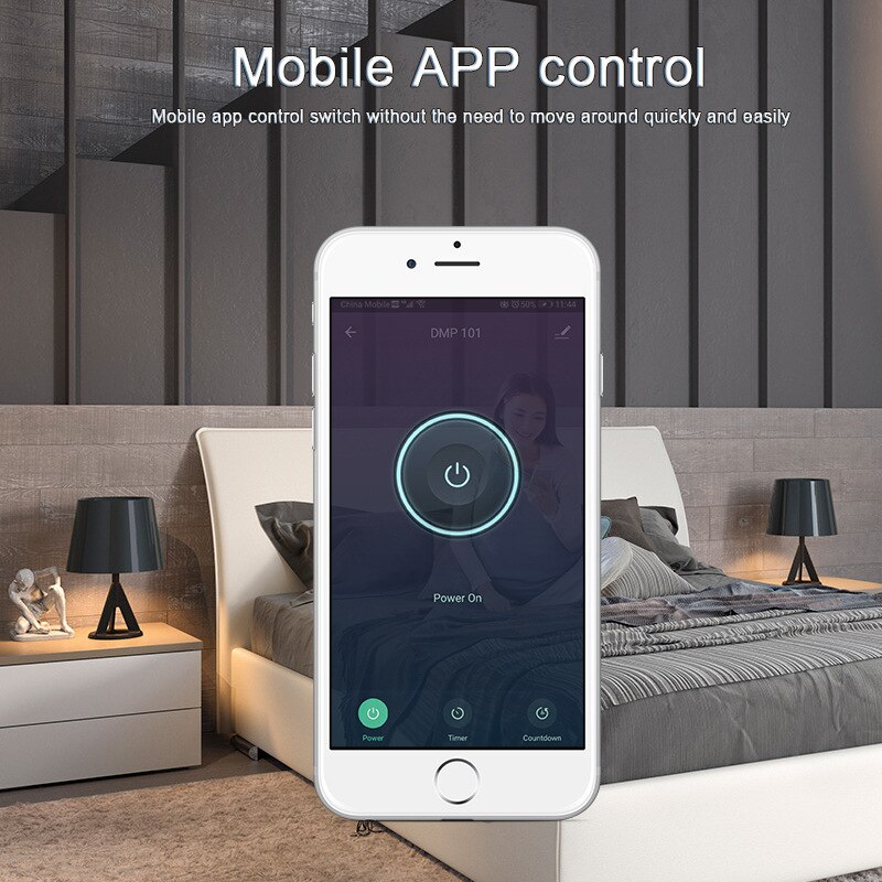 Tuya/Smart Life WiFi Smart Touch Switch US Standard 2 Gang Wall Light Switch Alexa Google Home Voice Control Switch