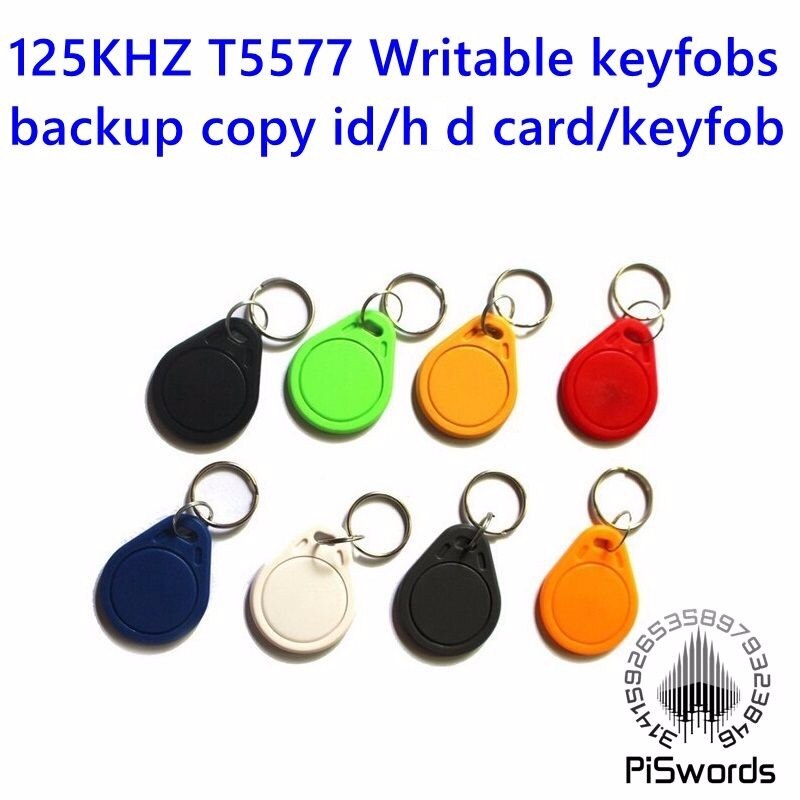 125 khz omskrivbar skrivbar omskrivning  t5577 rfid udskiftelige nøglemærker tastaturer til kort nærhed token backup kopi kopimaskine