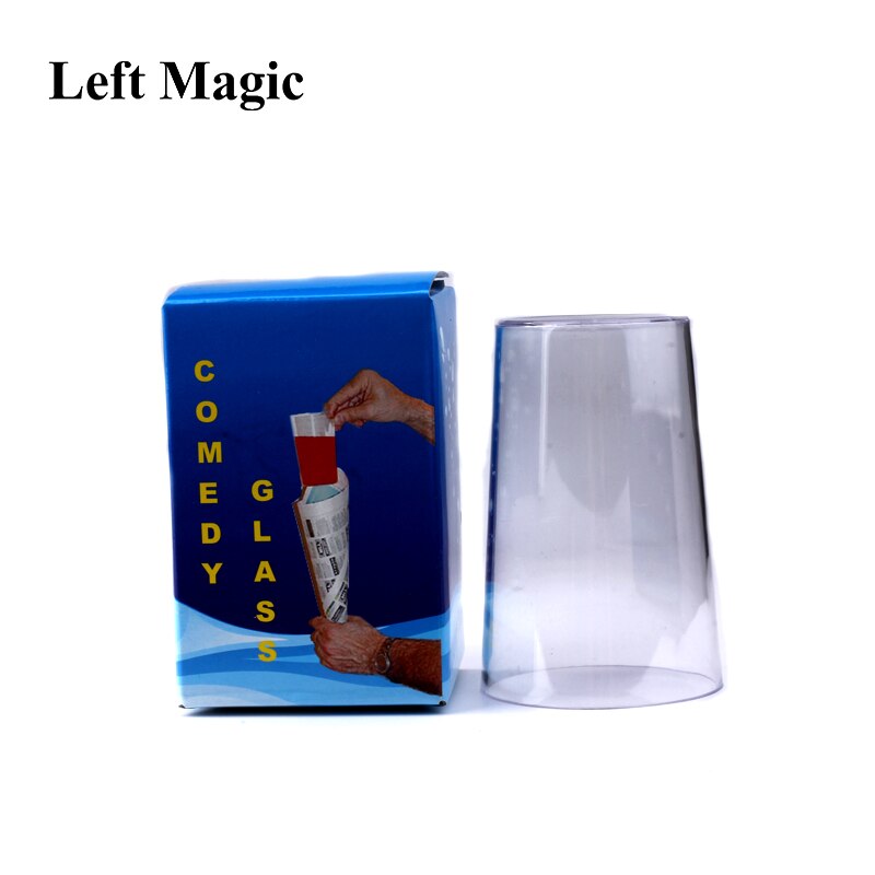 Comedy Glass In Paper Cone - Magic Tricks Comedy Stage Gimmick Accessories Mentalism Funny Illusion Magic Props