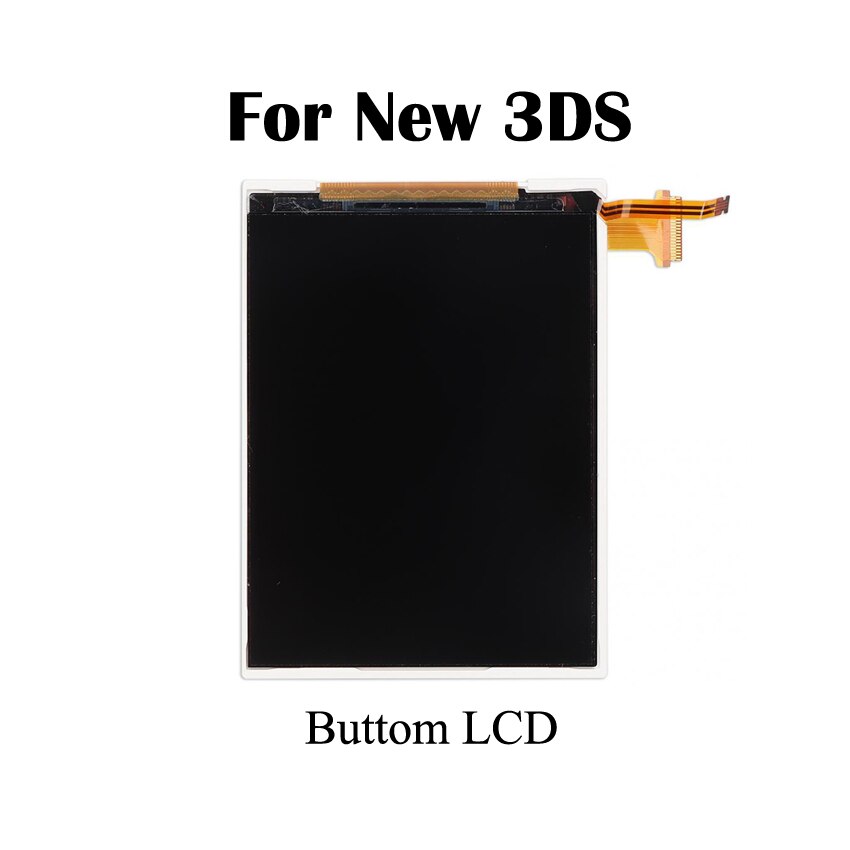 YuXi Top Upper & Bottom Lower LCD Display Screen Replacement for Nintendo DS Lite For DSL For NDSL For 3DS 3DS XL LL: For New 3DS Bottom