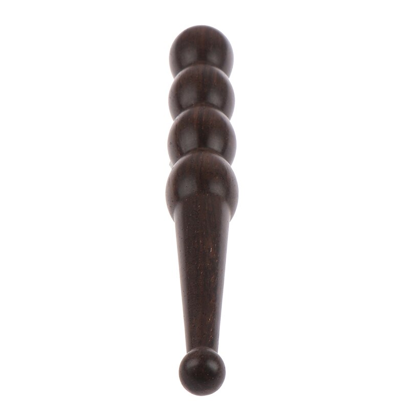 Largo bastón de madera para masaje de acupuntura, herramienta de reflexología corporal para pies, Spa, madera, 9 estilos