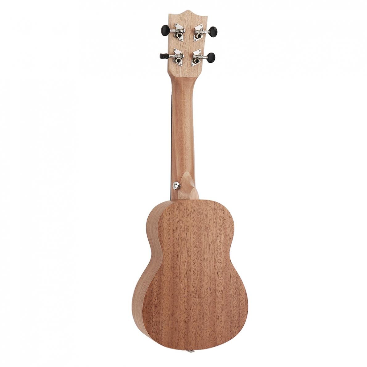Ukulele 21/23/26 inch Soprano Ukulele Wood 15 Fret Four Strings Hawaii Guitar String Musical Instrument for Beginner